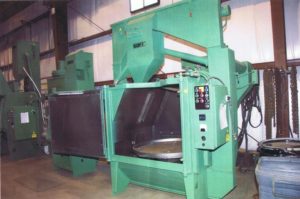 48" Table-Blast Shot Blasting Machine by Goff - shot blasters for sale at Blast-Abrade