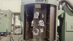 Goff 2460 D Spinner-Hanger Shot Blast Machine – Blasting Various Castings 
