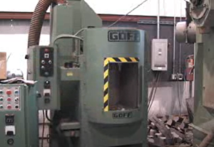 GOFF 1224 Spinner Hanger Shot Blast Machine